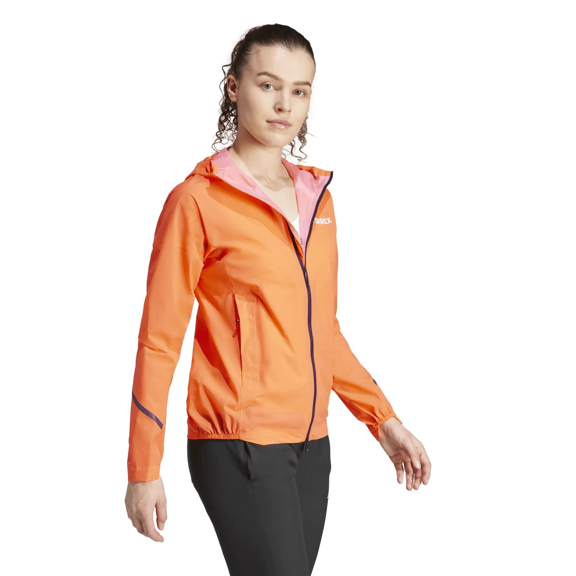 Adidas Women&#x27;s Terrex Xperior 2.5L Light RAIN.RDY Jacket Semi Impact Orange | Buy Adidas Women&#x27;s Terrex Xperior 2.5L Light RAIN.RDY Jacket Semi Impact Orange here | Outnorth