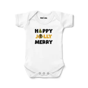 Chicago Blackhawks "Happy Jolly Merry" Bodysuit