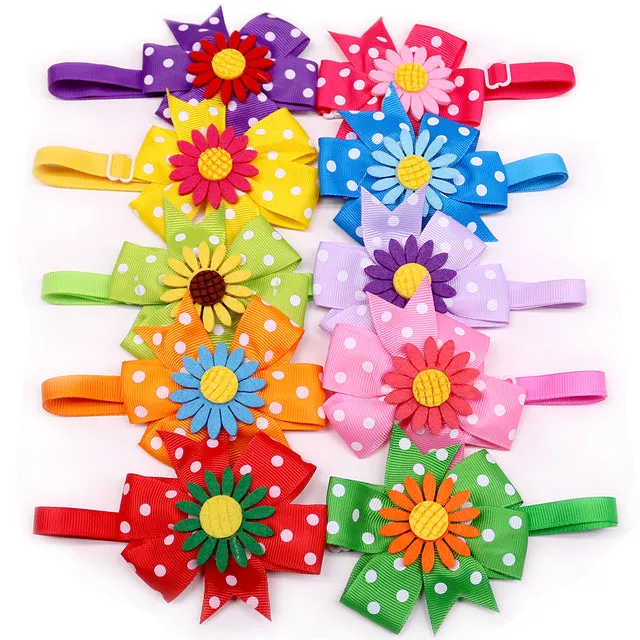 Dog Bow Tie Fashion Bowties Collar