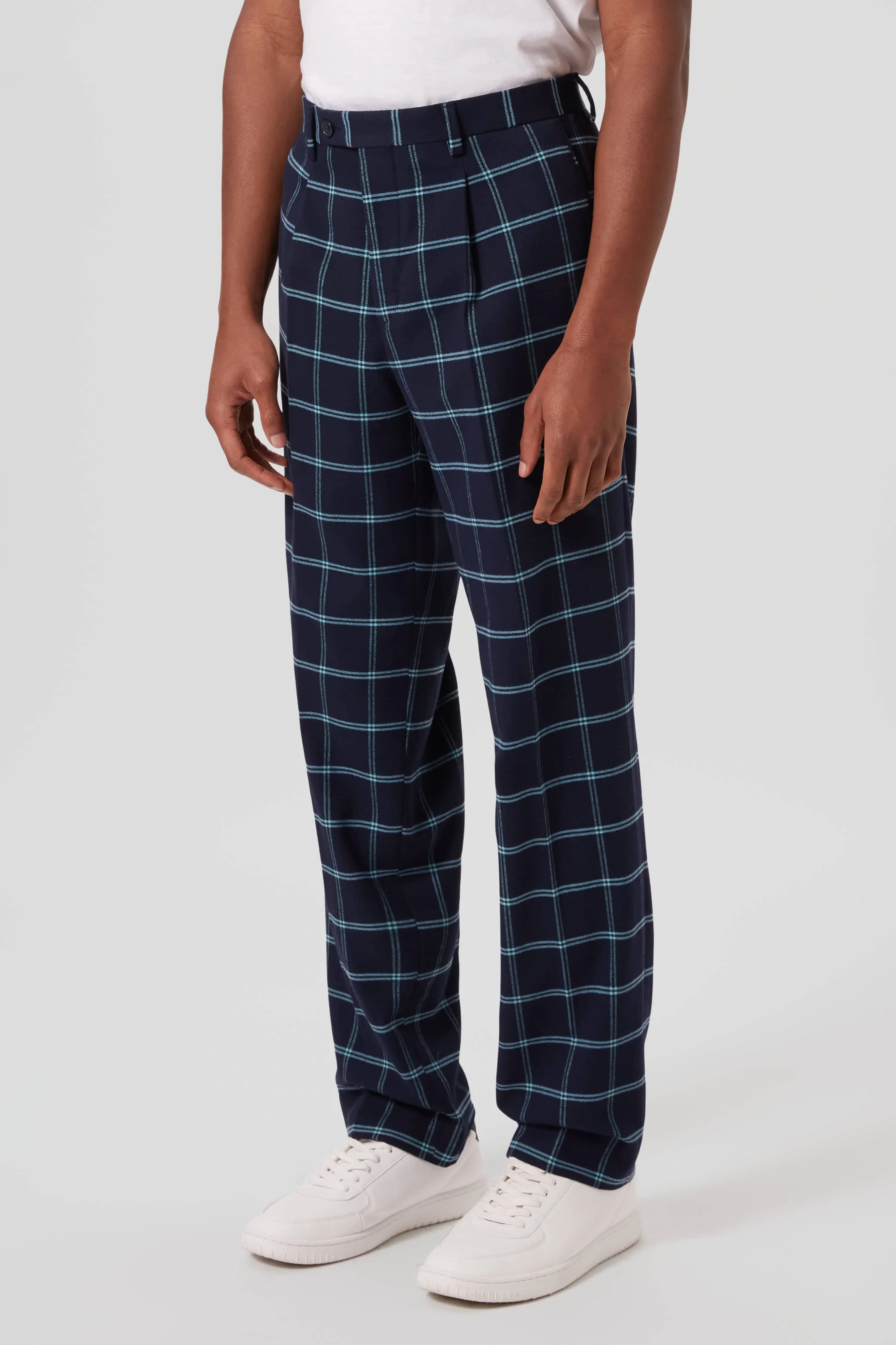 Fabien Oversized Blue Check Suit - ARCHIVE