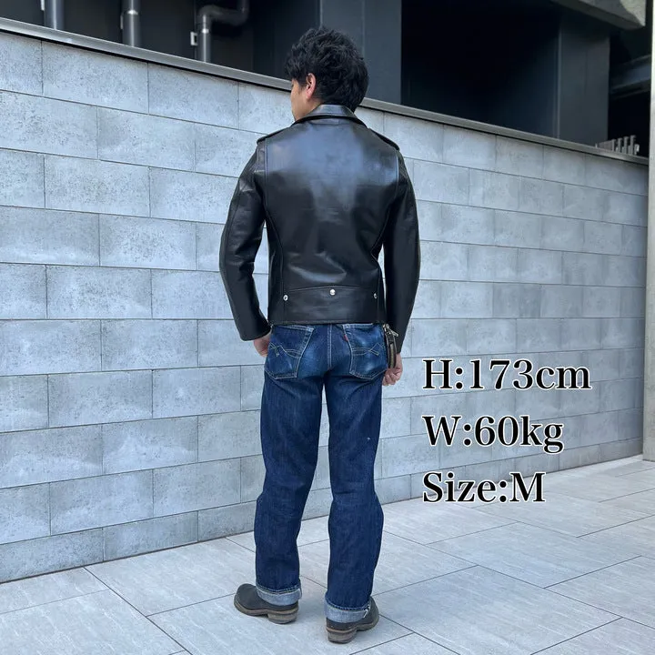 JELADO  Rebel Jacket Horse Hide Semi Aniline Finish Black エポレット有り 【SG83420】