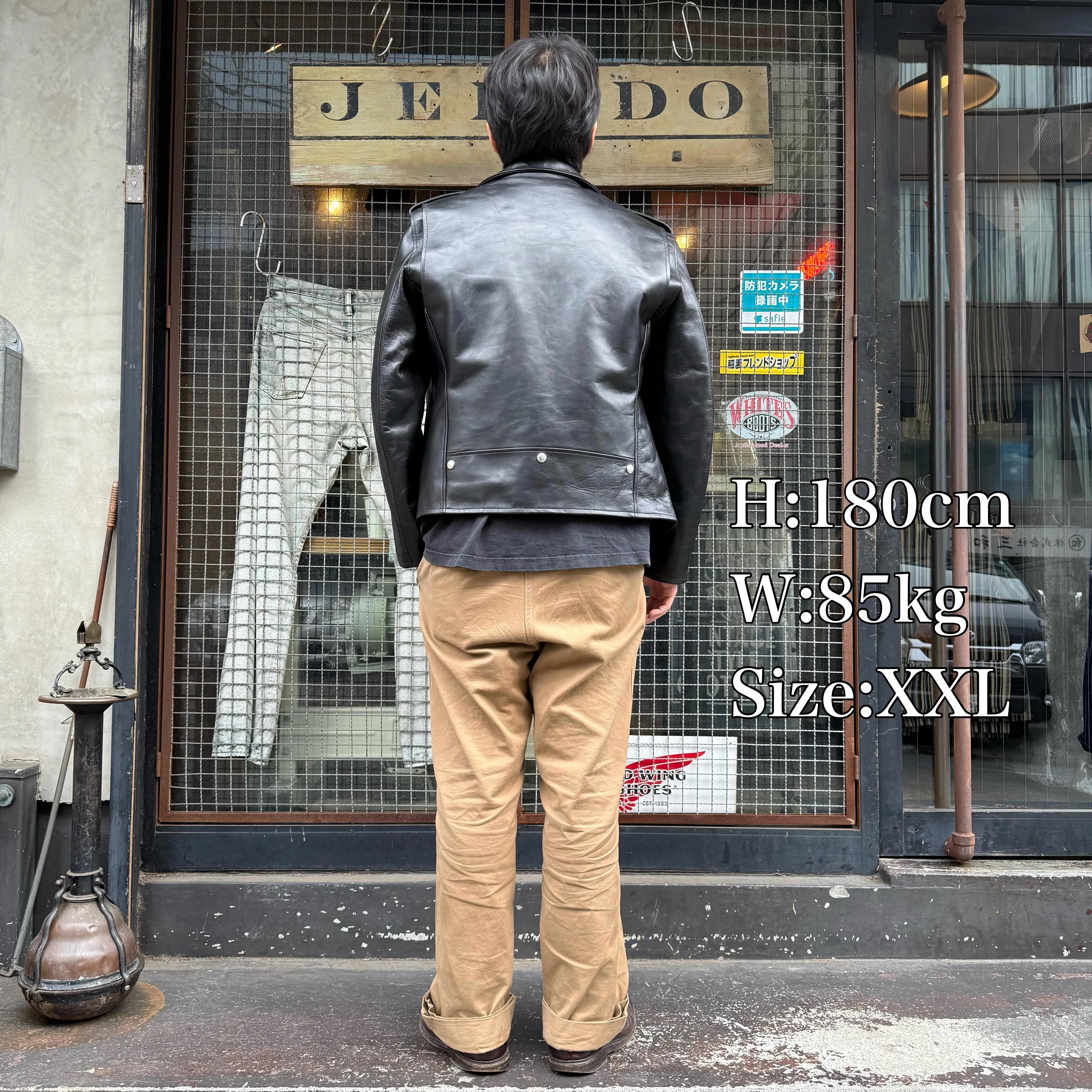 JELADO  Rebel Jacket Horse Hide Semi Aniline Finish Black エポレット有り 【SG83420】