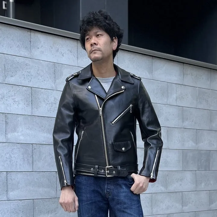 JELADO  Rebel Jacket Horse Hide Semi Aniline Finish Black エポレット有り 【SG83420】
