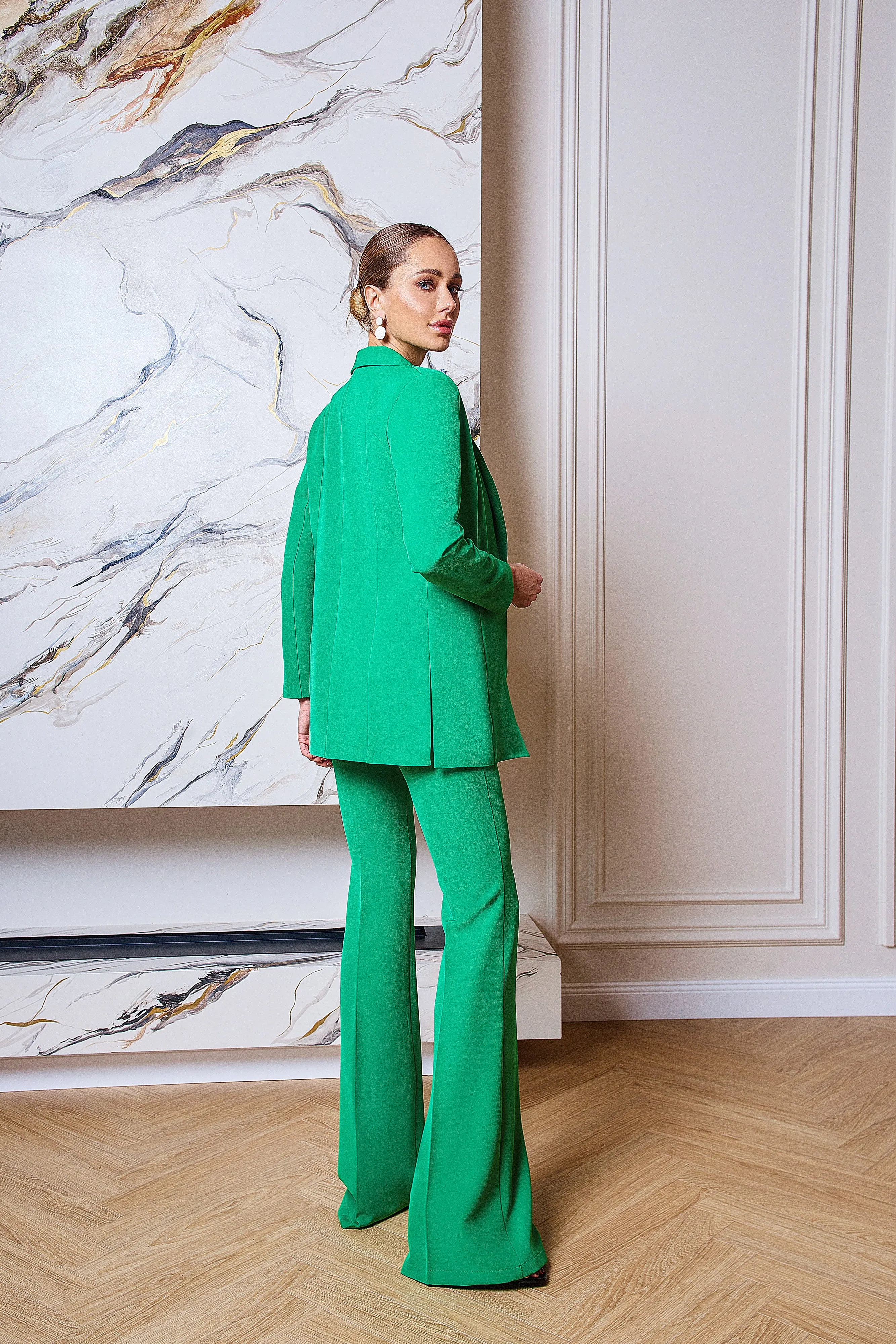 Julie Green Shawl Lapel Suit 2-Piece