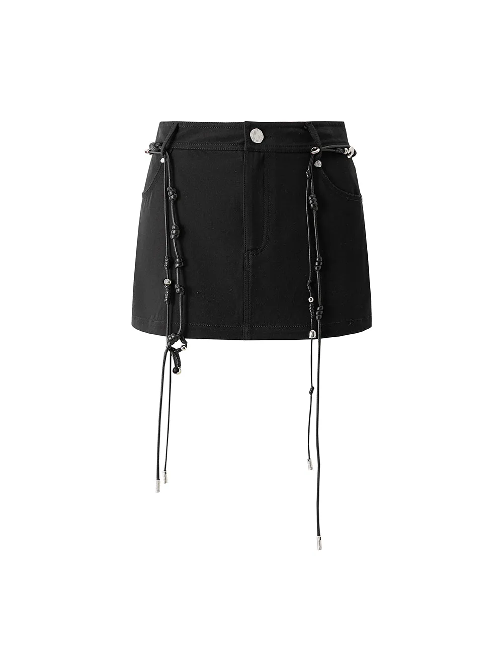 MUKZIN Black Classic Slim Flared Trousers