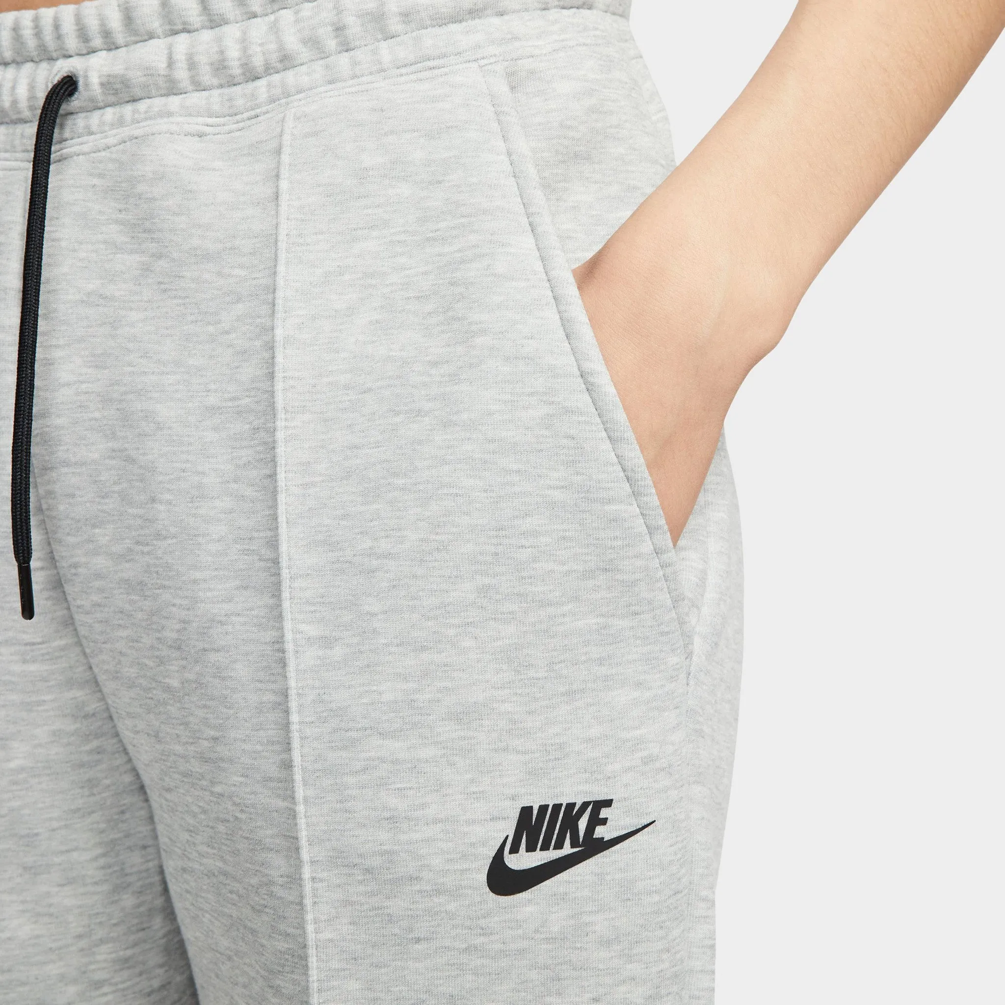 Nike Sportswear Women's Tech Fleece Mid-Rise Joggers Dark Grey Heather / Black