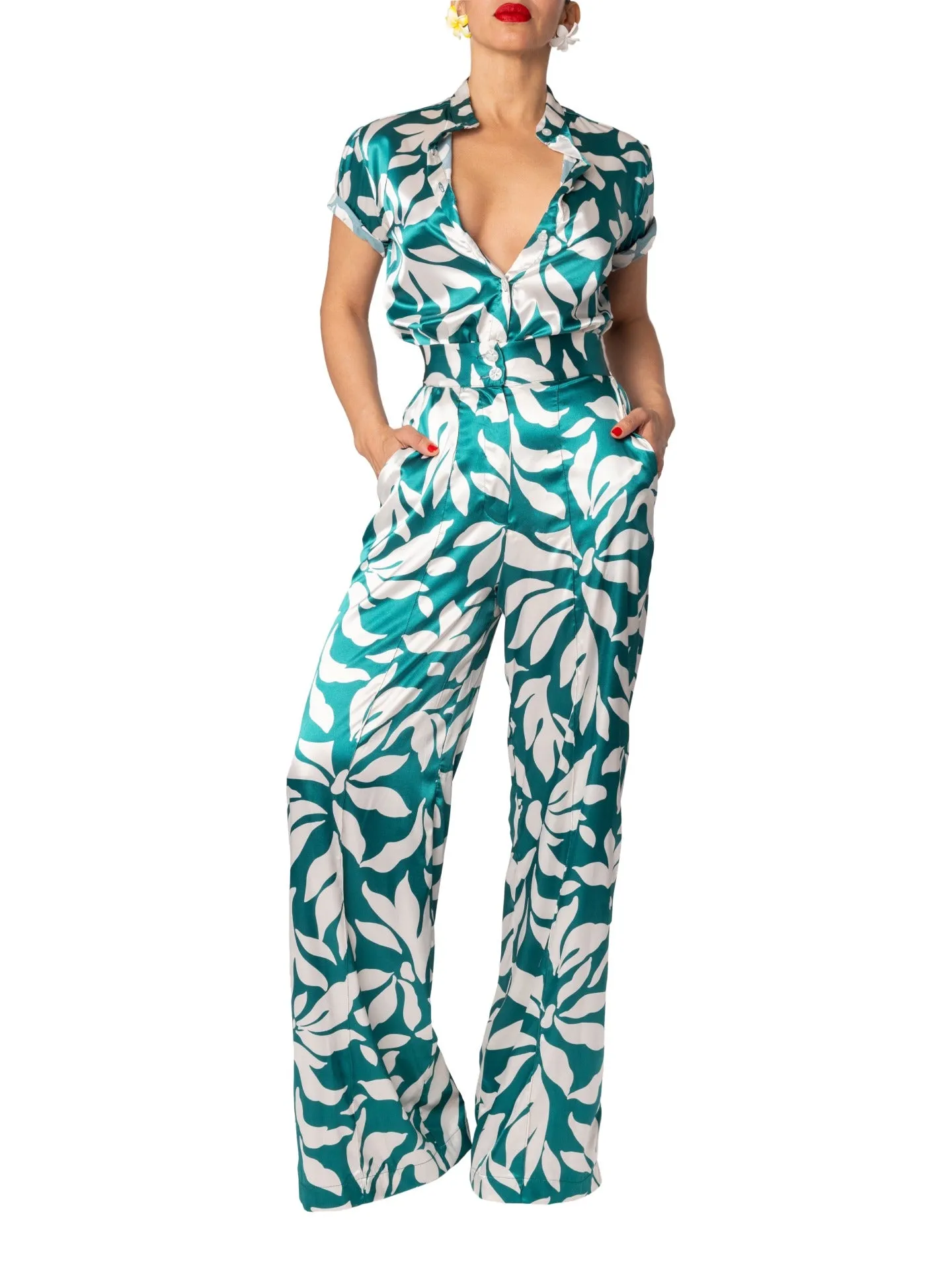 "Pantai Ora" High Waist Pants