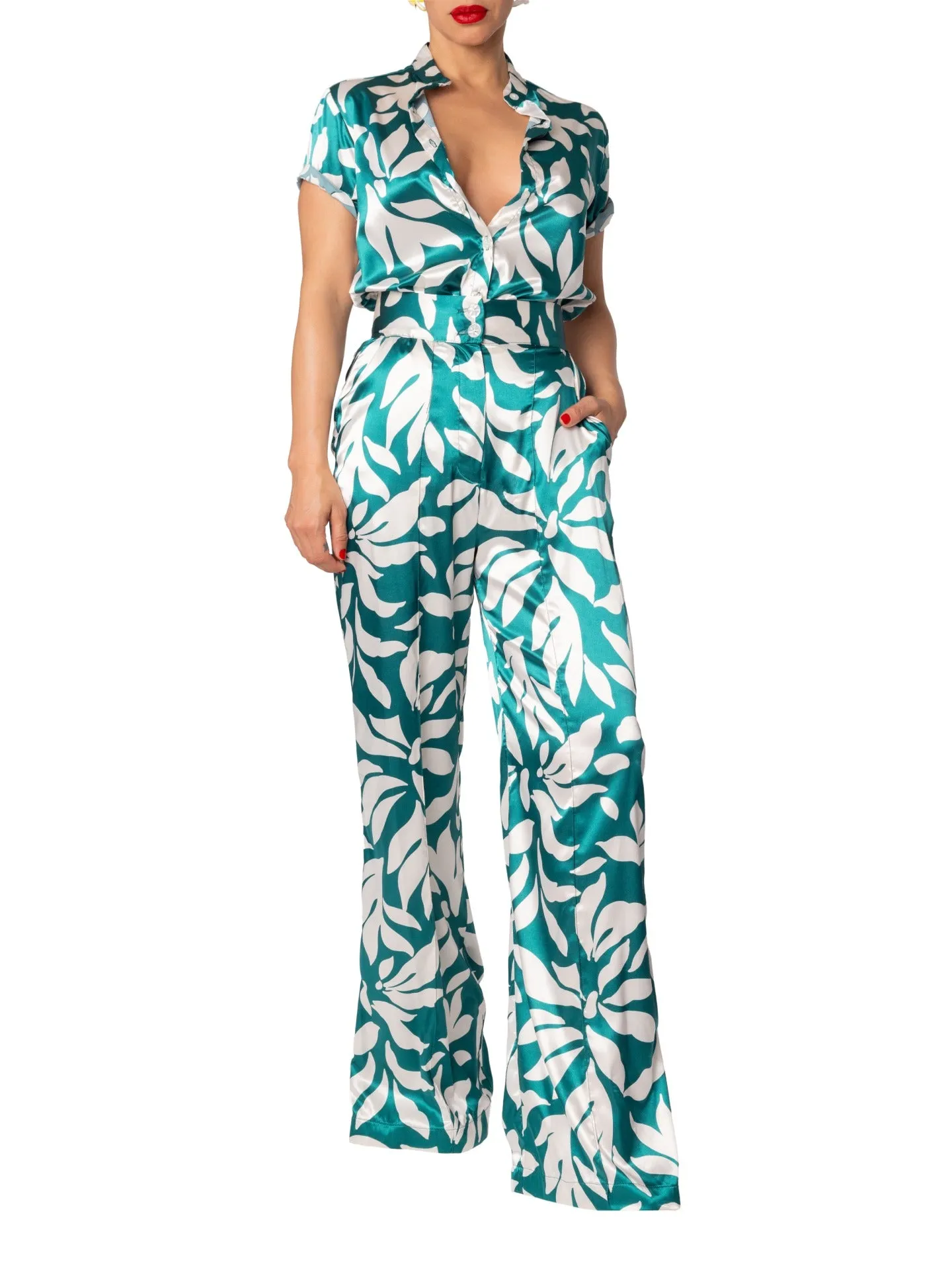 "Pantai Ora" High Waist Pants