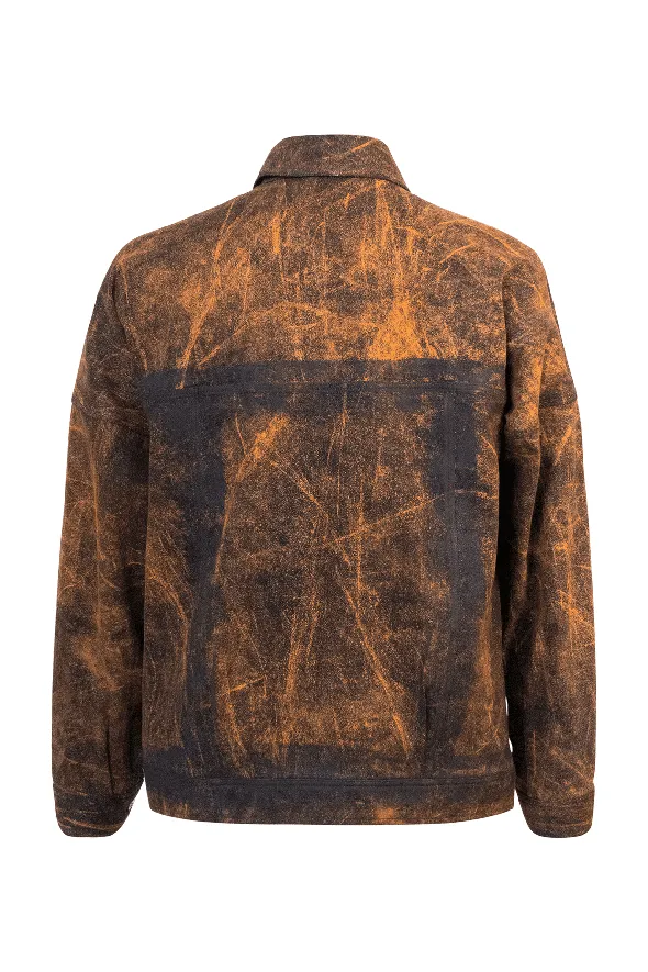 Rust Grunge Jacket in Rust