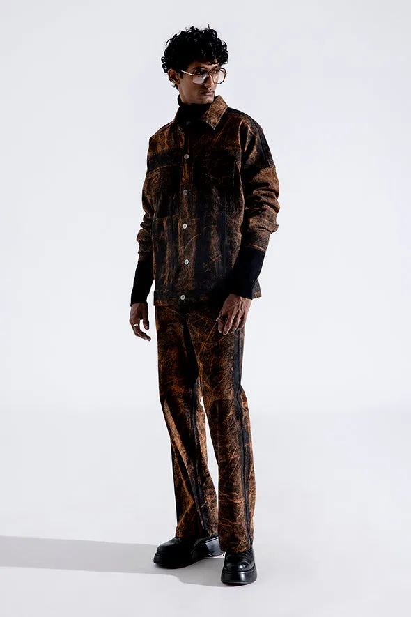 Rust Grunge Jacket in Rust