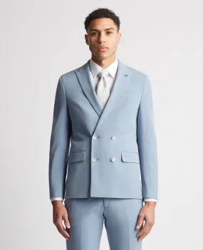 Slim Fit Stretch Double Breasted Suit
