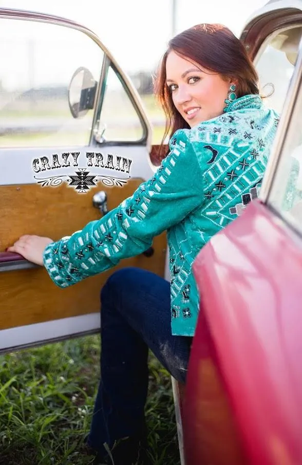 The Jennings Turquoise Jacket