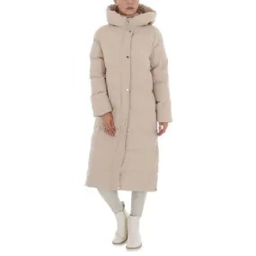 Women's Long Quilted Winter Jacket with Hood | Ideal for Winter